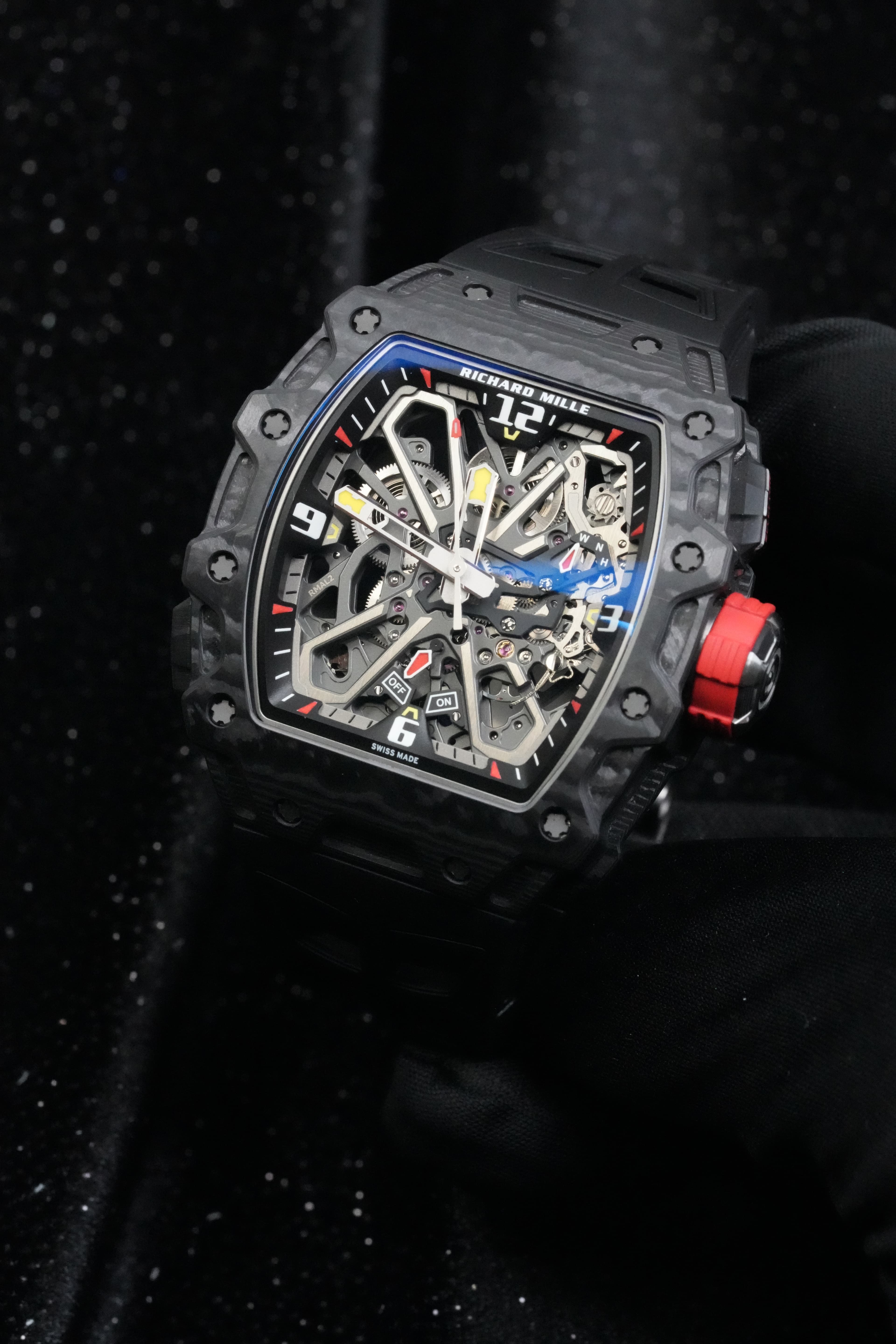 Richard Mille Rafael Nadal Black Carbon view 8