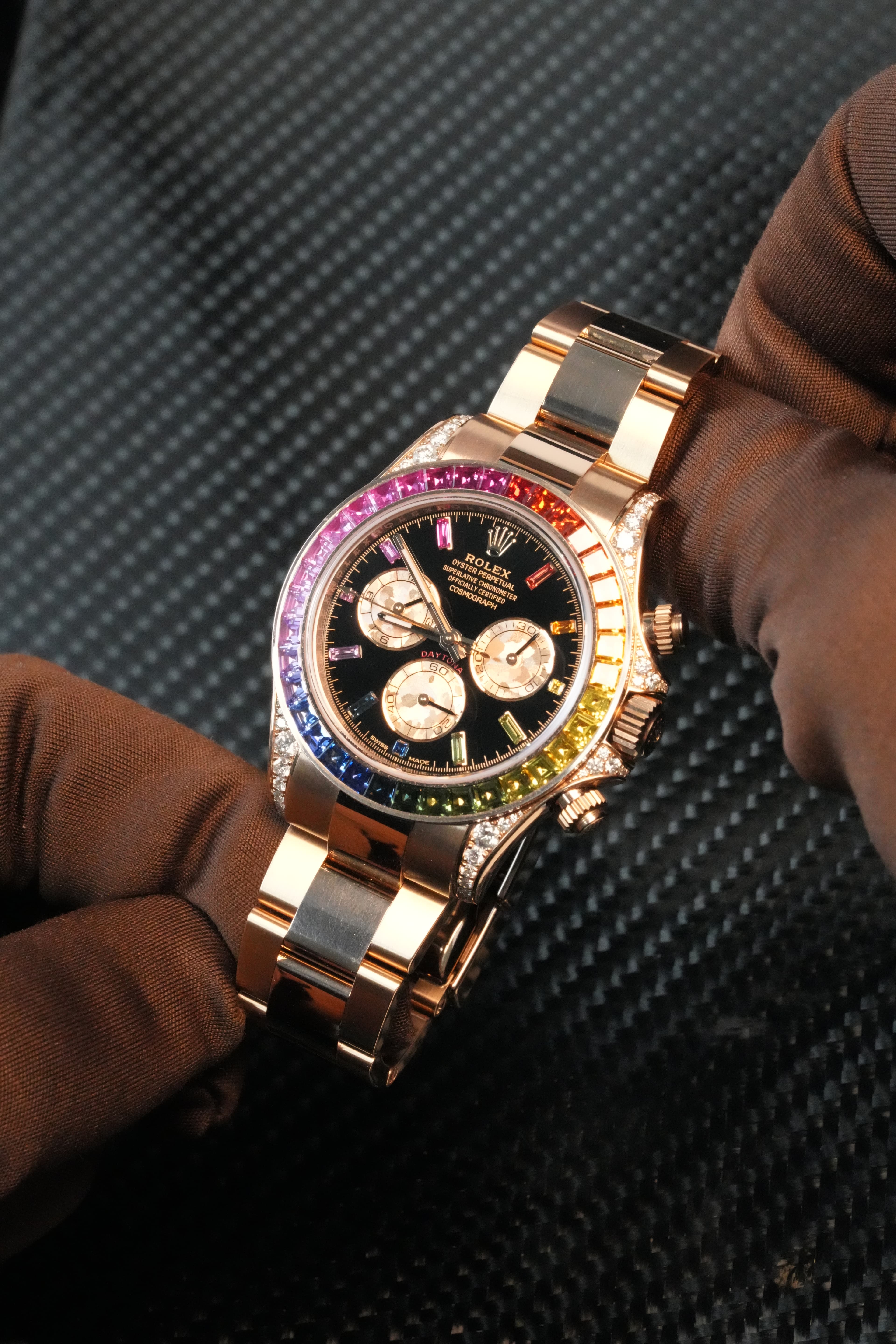 Rolex Rainbow Daytona  view 7