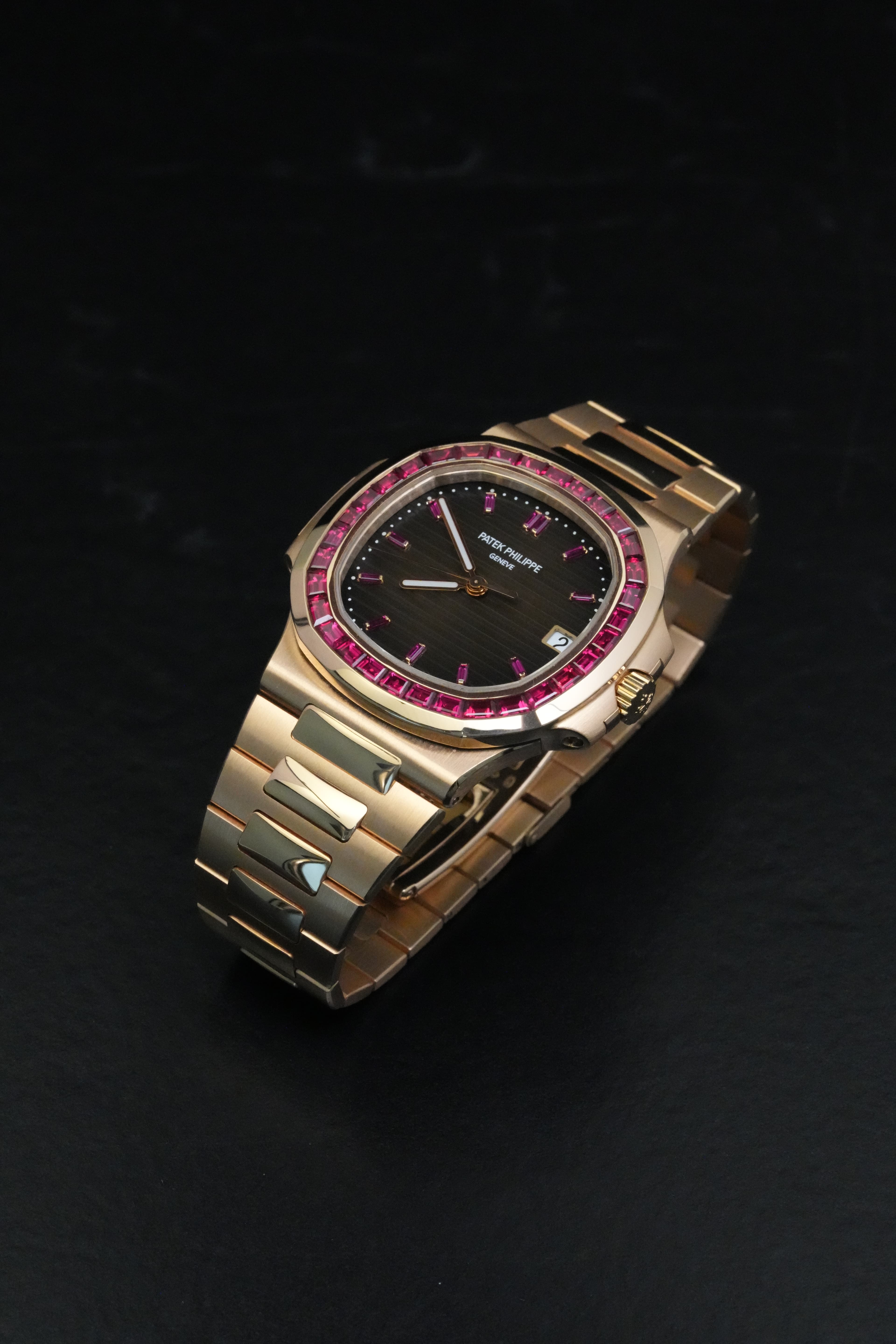 Patek Philippe Ruby Rose Gold view 7