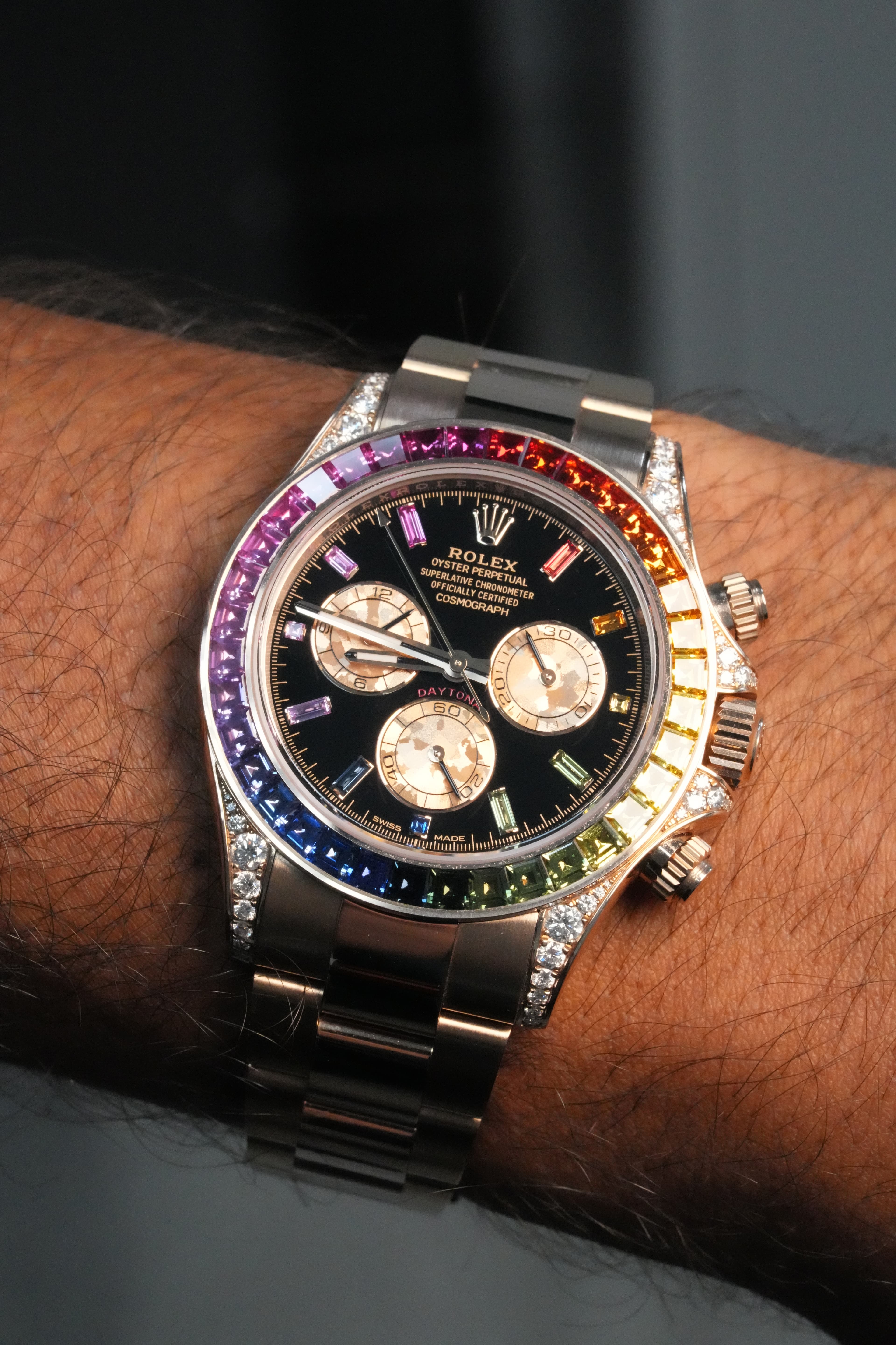 Rolex Rainbow Daytona  view 8