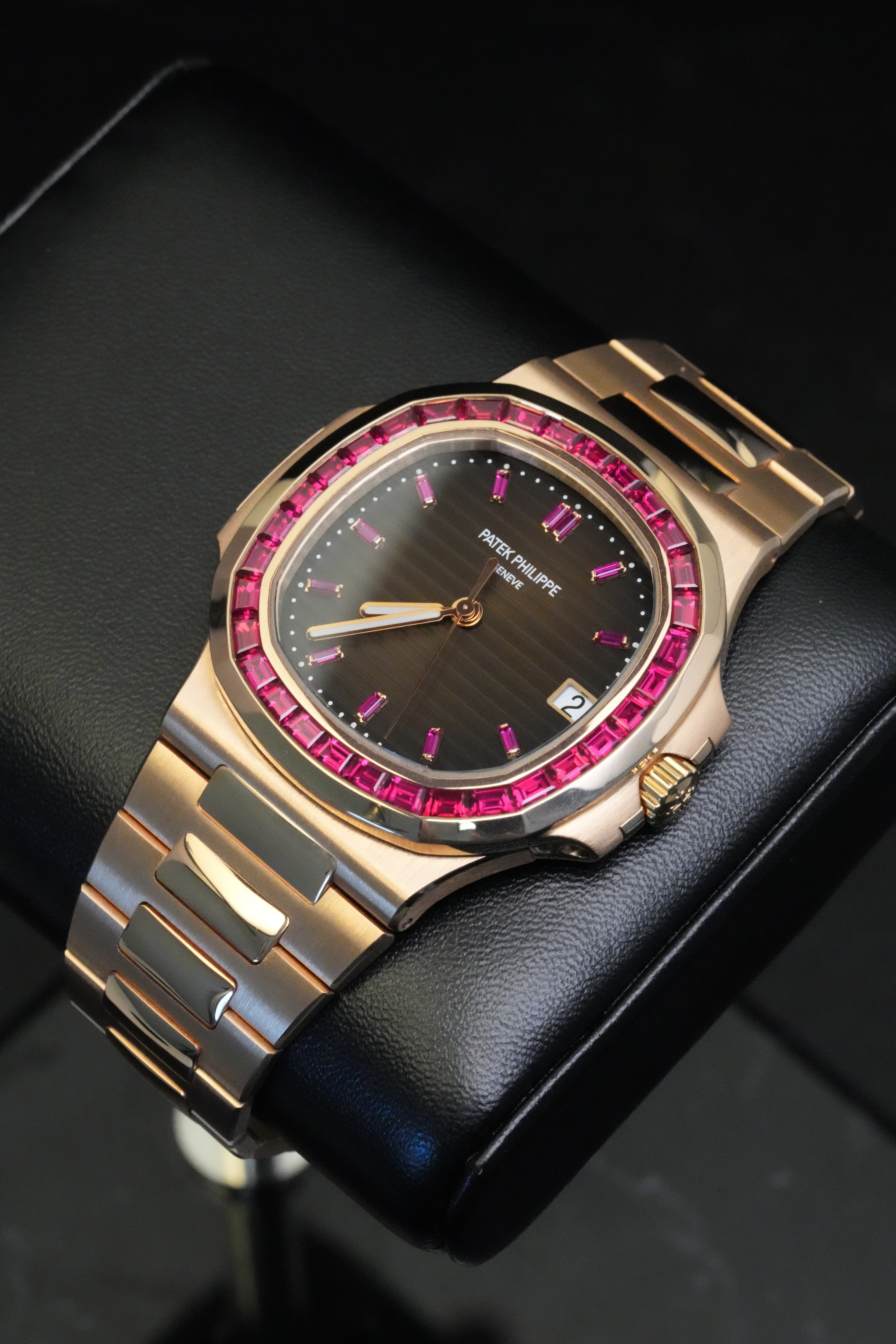Patek Philippe Ruby Rose Gold view 8