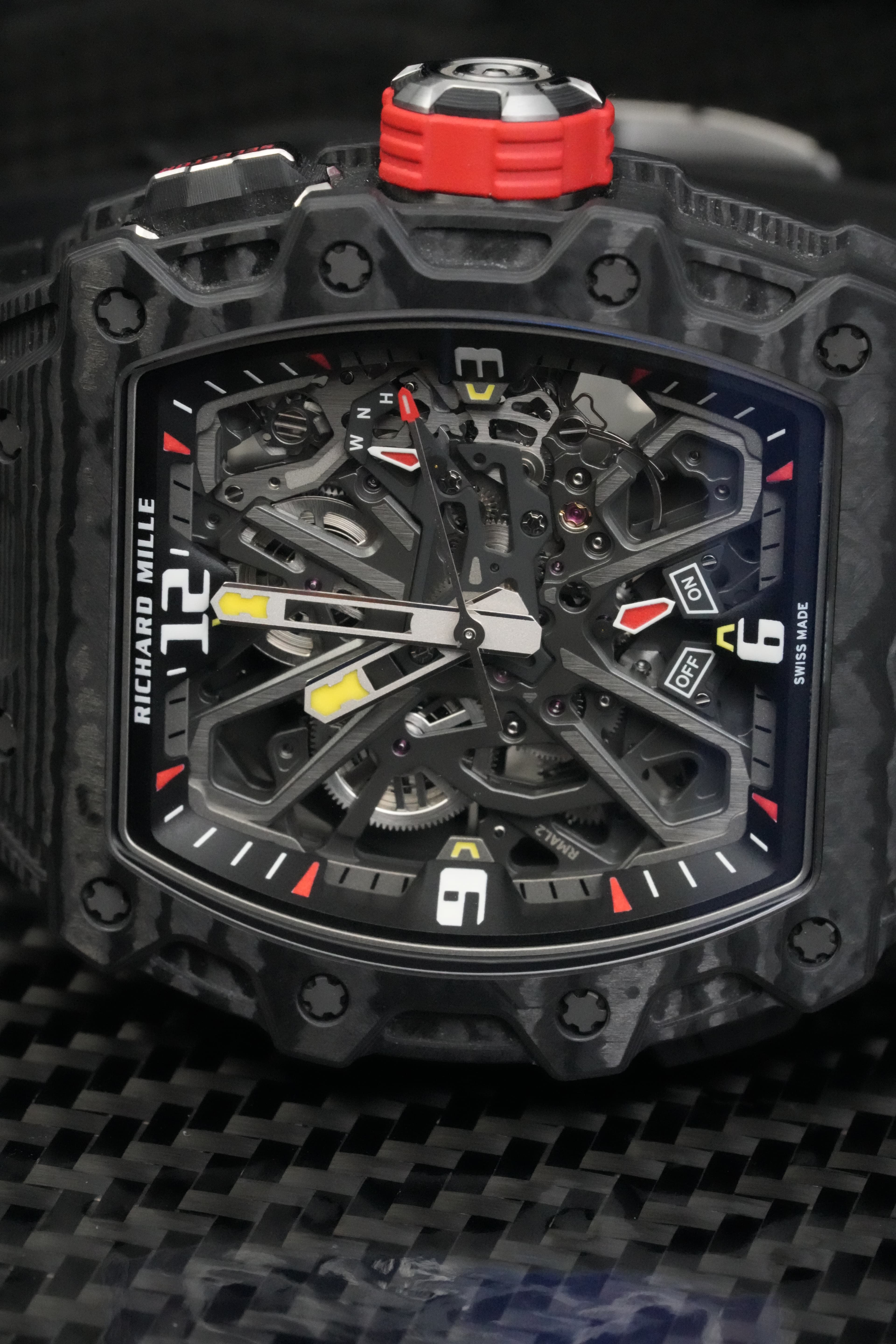 Richard Mille Rafael Nadal Black Carbon view 3