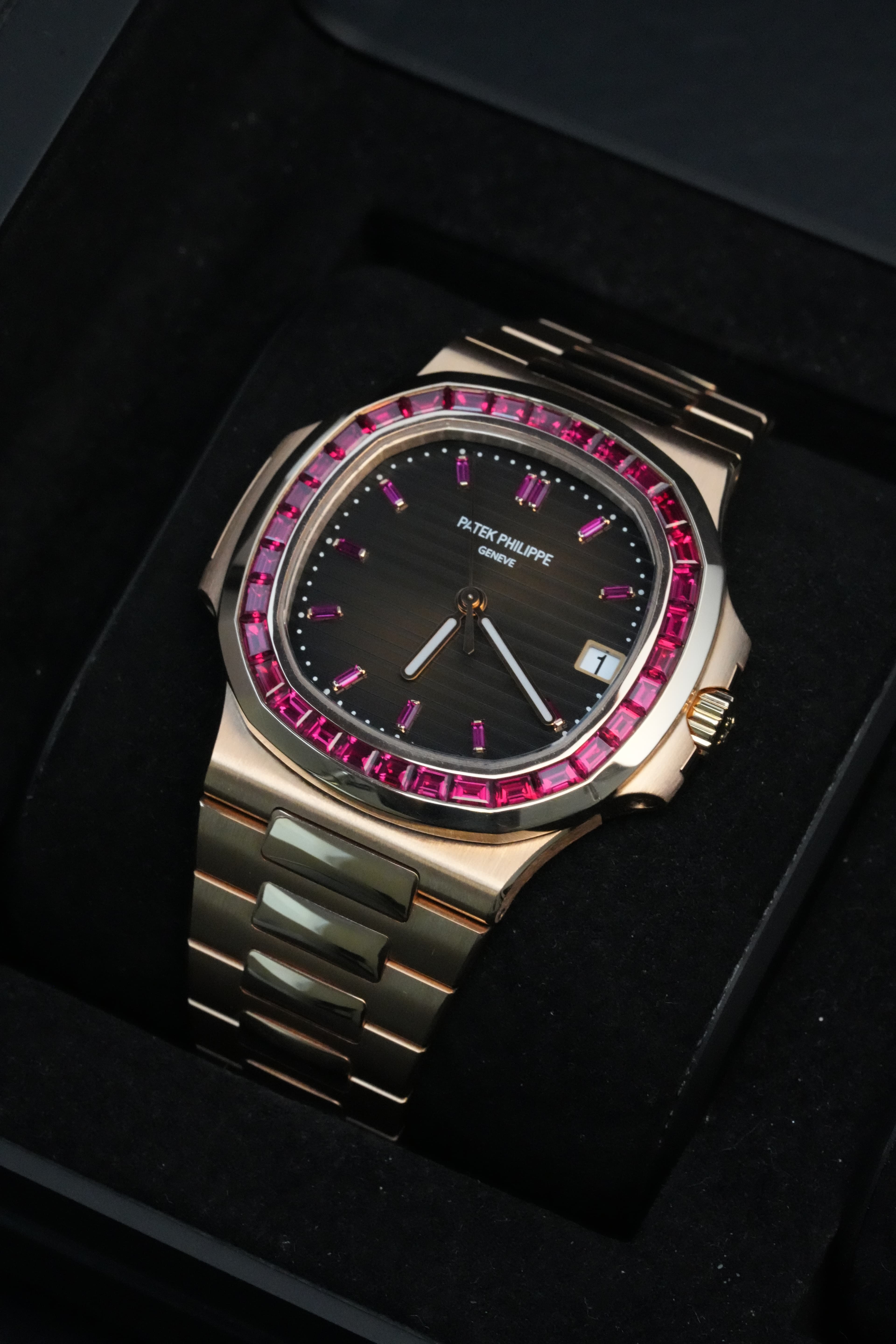 Patek Philippe Ruby Rose Gold view 2