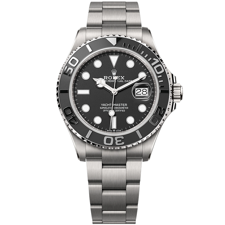 Rolex Yacht-Master ref. 226627 black dial titanium case titanium bracelet 42mm