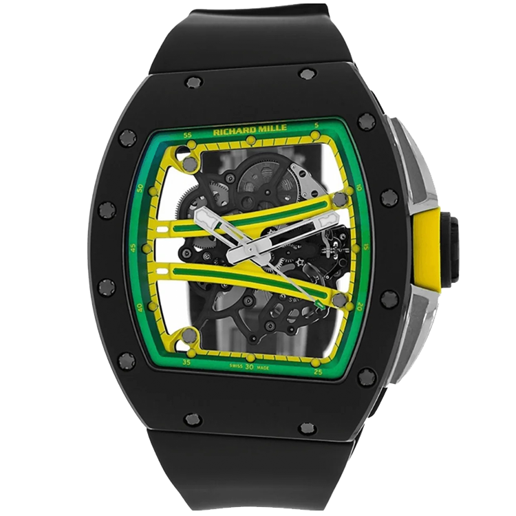 Richard Mille RM 61-01 Skeleton Yohan Blake skeleton dial carbon case 50mm