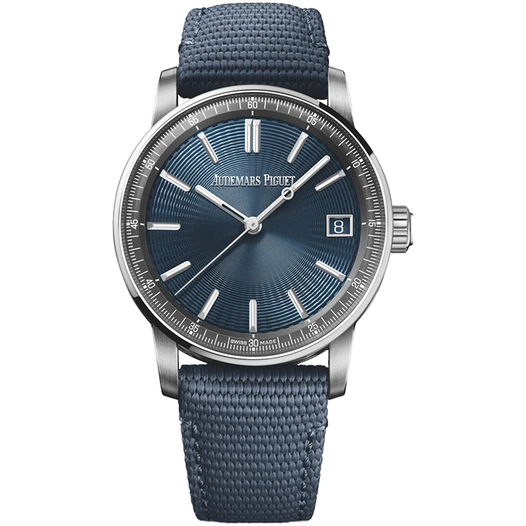 Audemars Piguet Code 11.59, 15210ST, Blue dial, Steel case, Rubber bracelet, 41mm