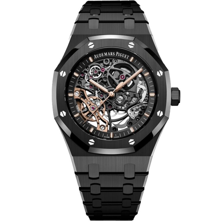 Audemars Piguet Royal Oak, 15416CE, Skeleton dial, Ceramic case, Ceramic bracelet, 41mm