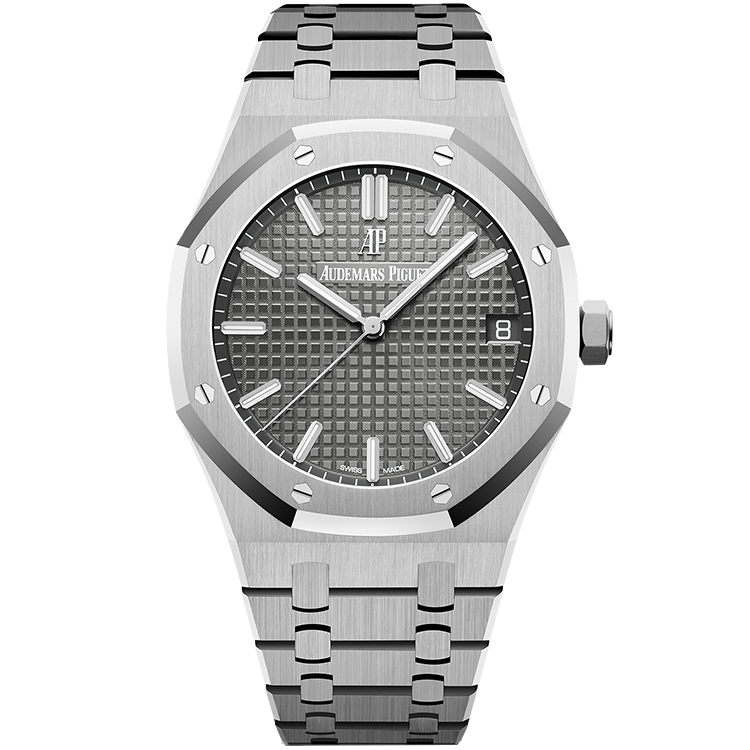 Audemars Piguet Royal Oak, 15500ST, Grey dial, Steel case, Steel bracelet, 41mm