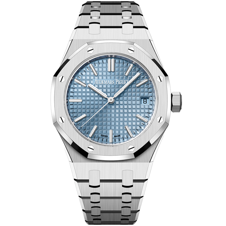 Audemars Piguet Royal Oak, 15550ST, Blue dial, Steel case, Steel bracelet, 37mm