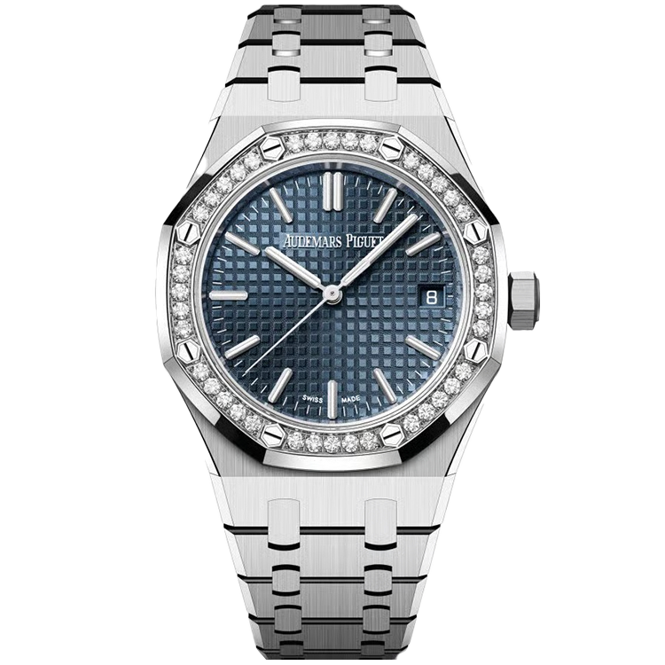 Audemars Piguet Royal Oak, 15551ST, Blue dial, Steel case, Steel bracelet, 37mm