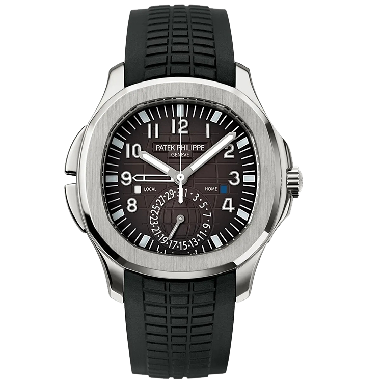 Patek Philippe Aquanaut 5164A black dial steel case rubber bracelet 41mm