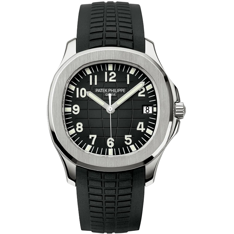 Patek Philippe Aquanaut 5167A black dial steel case rubber bracelet 41mm