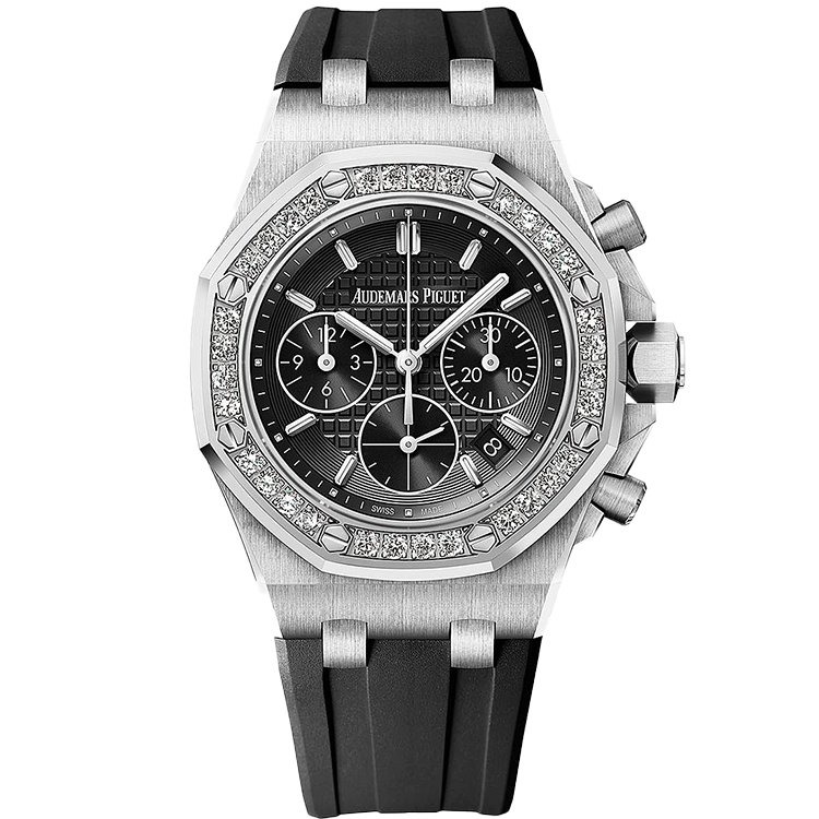 Audemars Piguet Offshore, 26231ST, Black dial, Steel case, Rubber bracelet, 37mm
