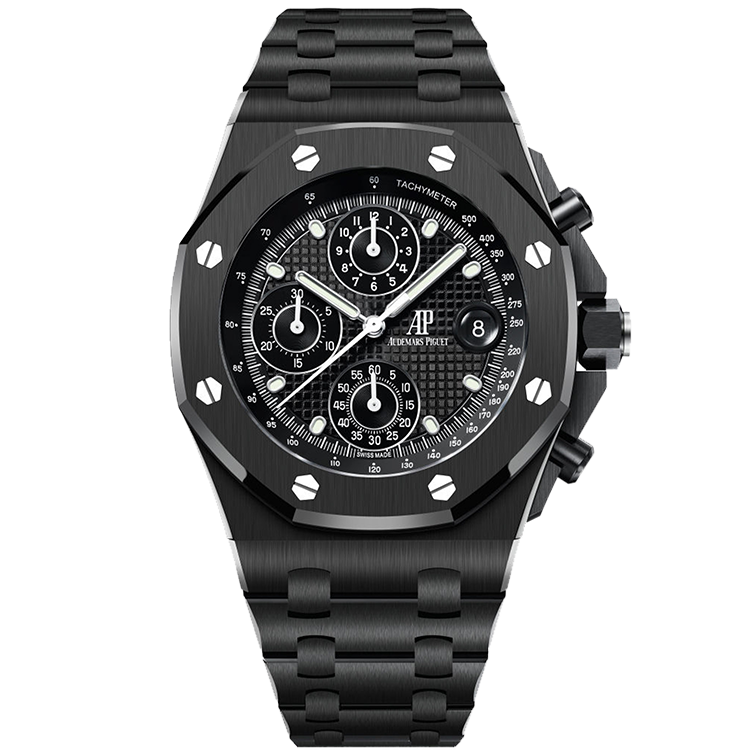 Audemars Piguet Offshore, 26238CE, Black dial, Ceramic case, Rubber bracelet, 42mm