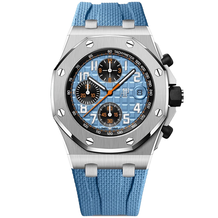 Audemars Piguet Offshore, 26238ST, Blue dial, Steel case, Rubber bracelet, 42mm