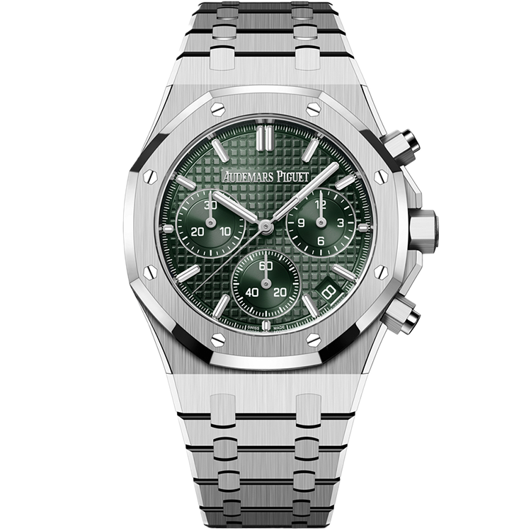 Audemars Piguet Royal Oak, 26240ST, Green dial, Steel case, Steel bracelet, 41mm