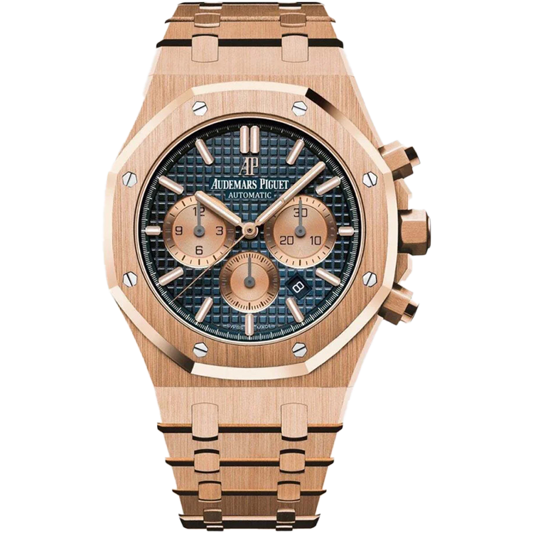 Audemars Piguet Royal Oak, 26331OR, Blue dial, Rose Gold case, Rose Gold bracelet, 41mm