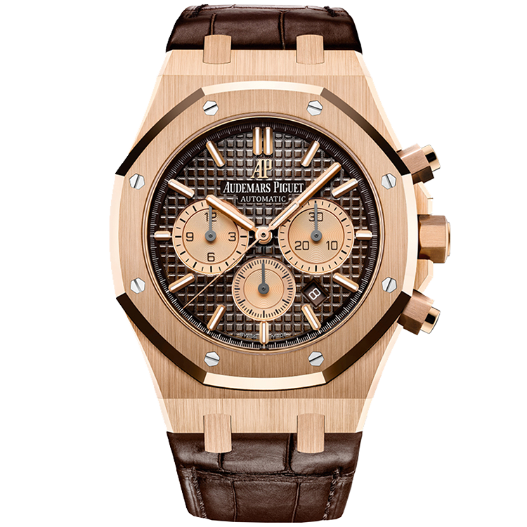 Audemars Piguet Royal Oak, 26331OR, Chocolate dial, Rose Gold case, Leather bracelet, 41mm