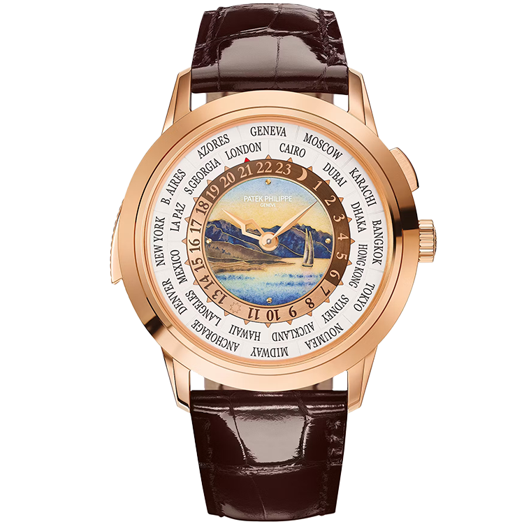 Patek Philippe Grand Complications 5531R landscape dial white gold case leather bracelet 40mm