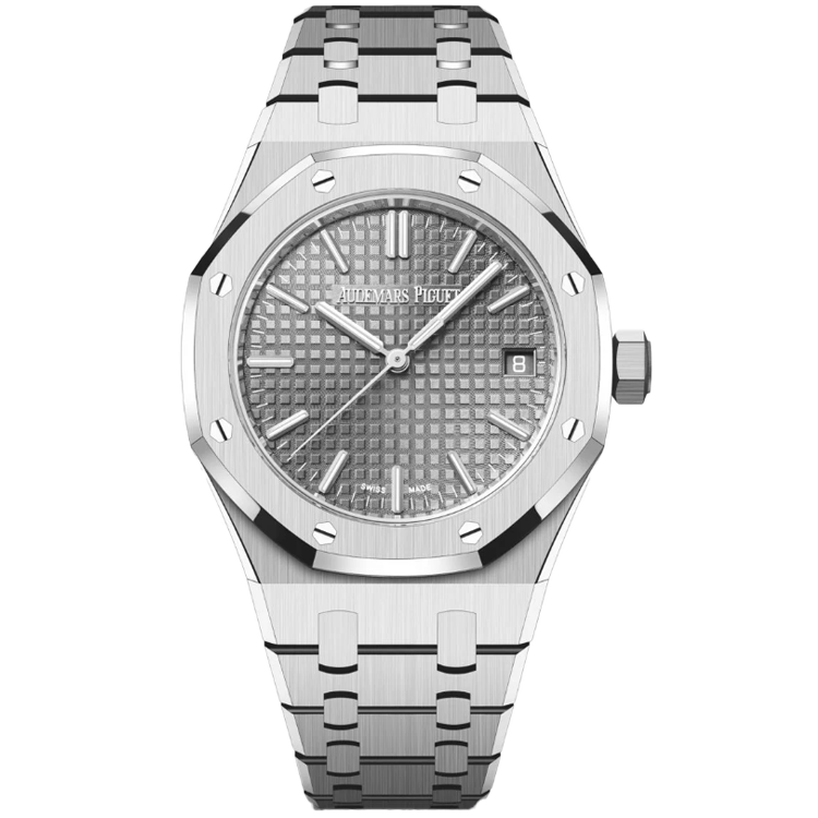 Audemars Piguet Royal Oak, 15550ST, Grey dial, Steel case, Steel bracelet, 37mm