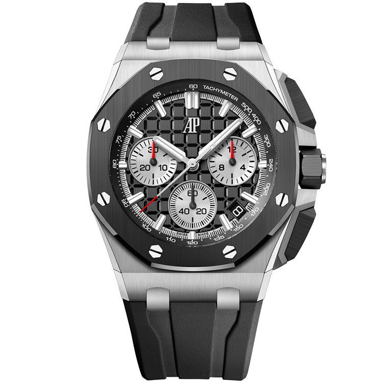 Audemars Piguet Offshore, 26420SO, Black dial, Steel case, Rubber bracelet, 43mm