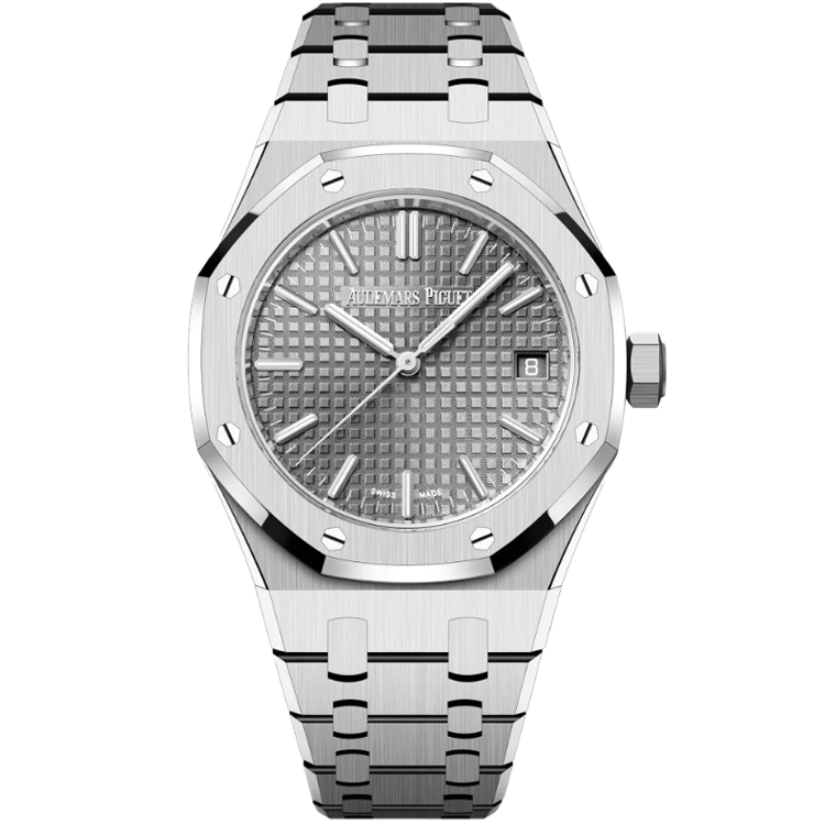 Audemars Piguet Royal Oak, 15550ST, Grey dial, Steel case, Steel bracelet, 37mm