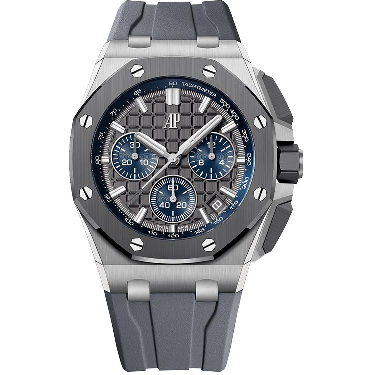 Audemars Piguet Offshore, 26420IO, Grey dial, Titanium case, Rubber bracelet, 43mm
