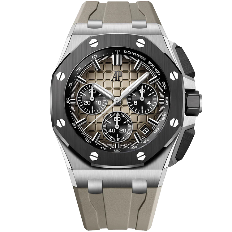 Audemars Piguet Offshore, 26420SO, Green dial, Steel case, Rubber bracelet, 43mm