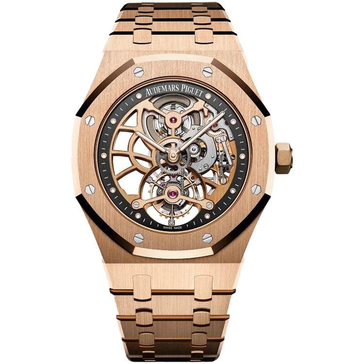 Audemars Piguet Royal Oak, 26518OR, Skeleton dial, Rose Gold case, Rose Gold bracelet, 41mm