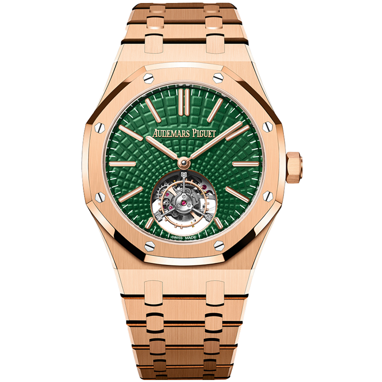 Audemars Piguet Royal Oak, 26533OR, Green dial, Rose Gold case, Rose Gold bracelet, 41mm