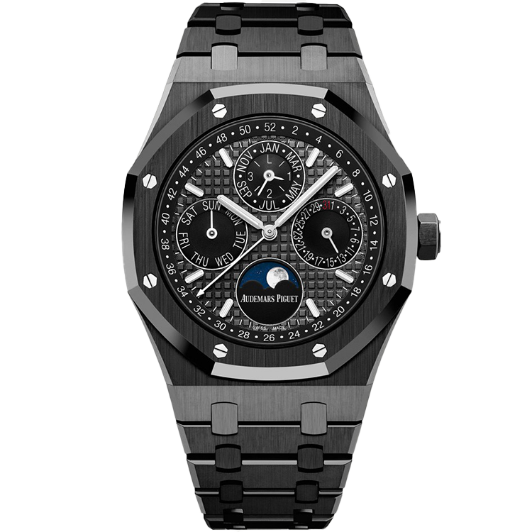 Audemars Piguet Royal Oak, 26579CE, Black dial, Ceramic case, Ceramic bracelet, 41mm