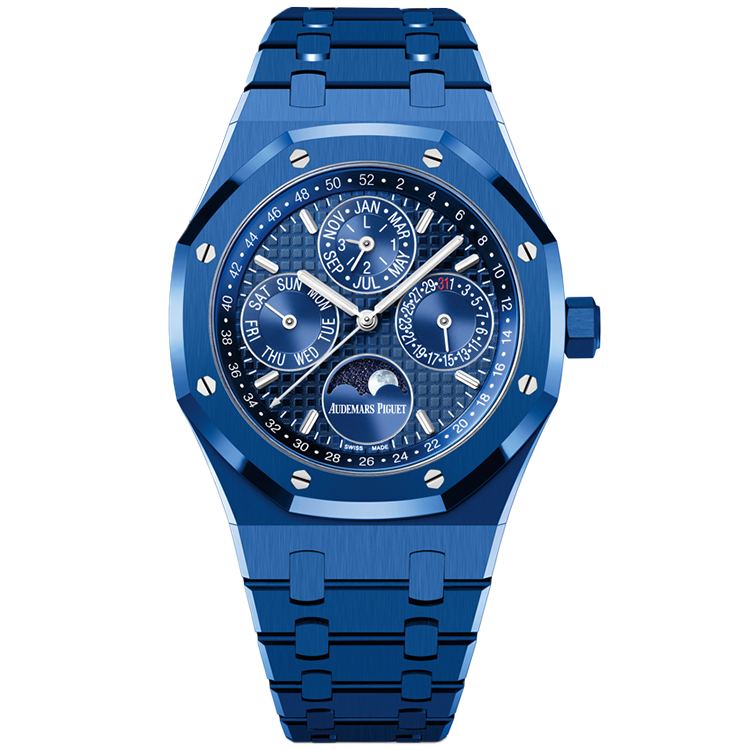 Audemars Piguet Royal Oak, 26579CS, Blue dial, Ceramic case, Ceramic bracelet, 41mm
