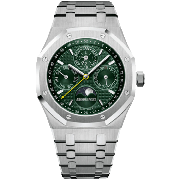Audemars Piguet Royal Oak, 26606ST, Green dial, Steel case, Steel bracelet, 41mm