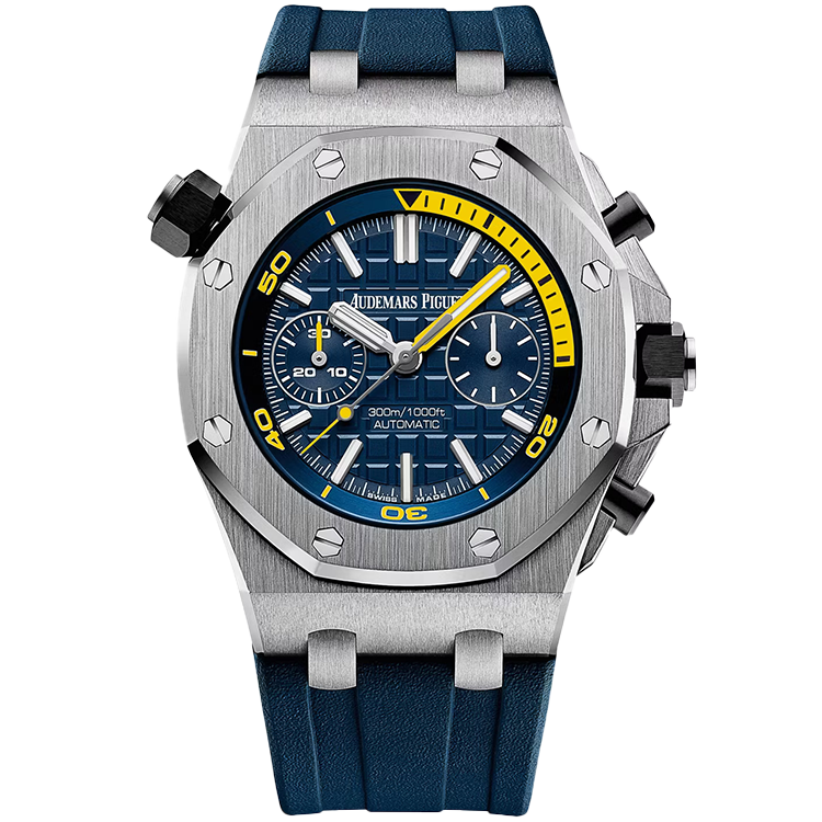 Audemars Piguet Offshore, 26703ST, Blue dial, Steel case, Rubber bracelet, 42mm