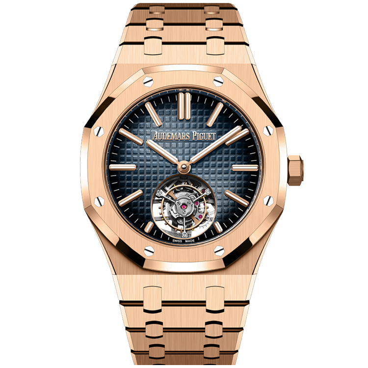 Audemars Piguet Royal Oak, 26730OR, Blue dial, Rose Gold case, Rose Gold bracelet, 41mm