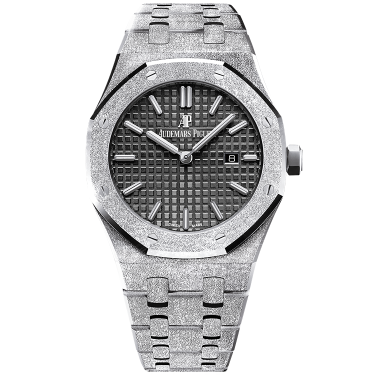 Audemars Piguet Royal Oak, 67653BC, Black dial, White Gold case, White Gold bracelet, 33mm