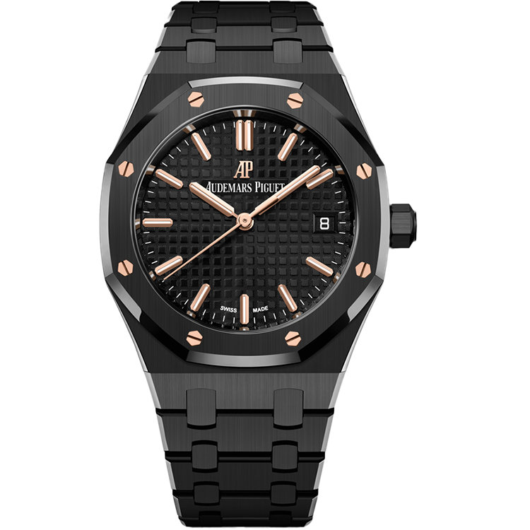 Audemars Piguet Royal Oak, 77350CE, Black dial, Ceramic case, Ceramic bracelet, 34mm