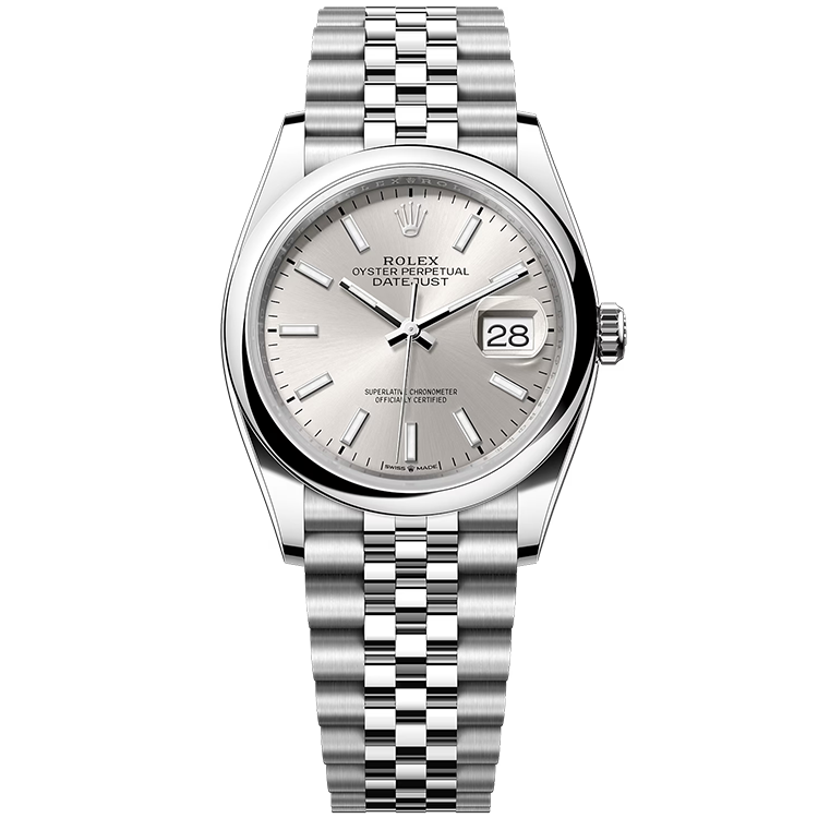 Rolex Datejust ref. 126200 silver dial steel case steel bracelet 36mm
