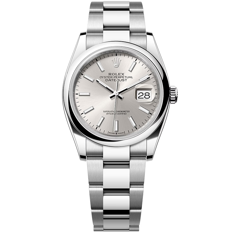 Rolex Datejust ref. 126200 silver dial steel case steel bracelet 36mm