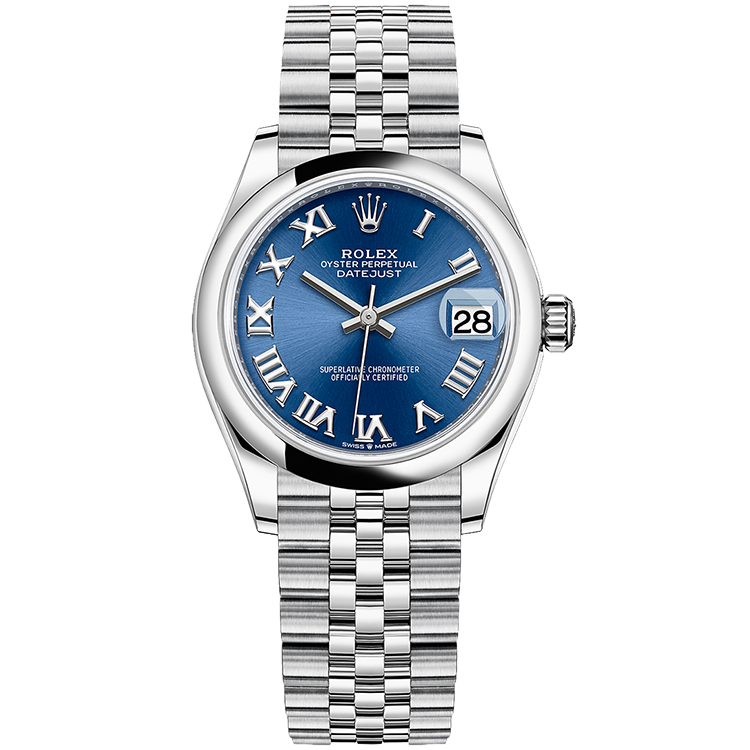 Rolex Datejust ref. 278240 blue dial steel case steel bracelet 31mm