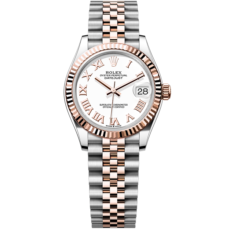 Rolex Datejust ref. 278271 white dial steel case two-tone bracelet 31mm