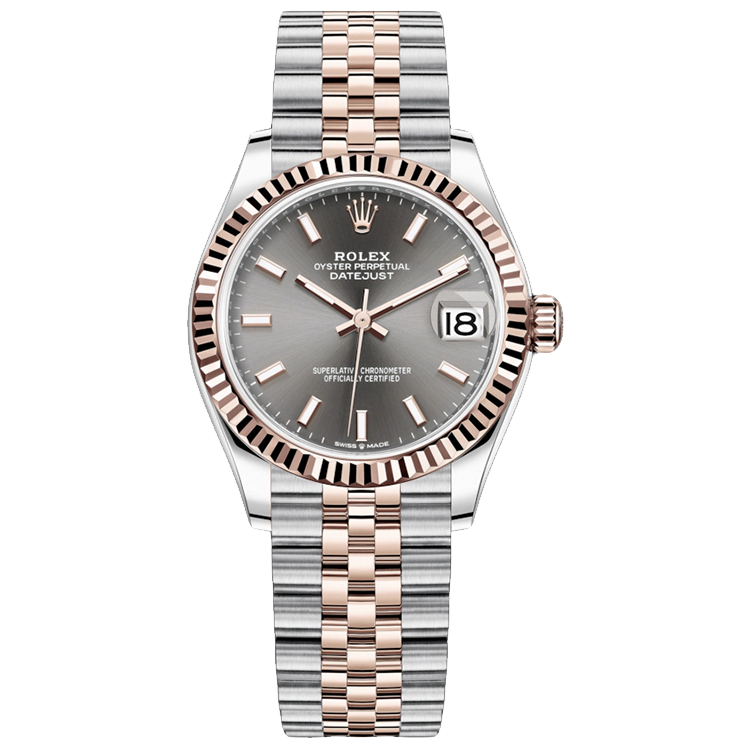 Rolex Datejust ref. 278271 grey dial steel case two-tone bracelet 31mm