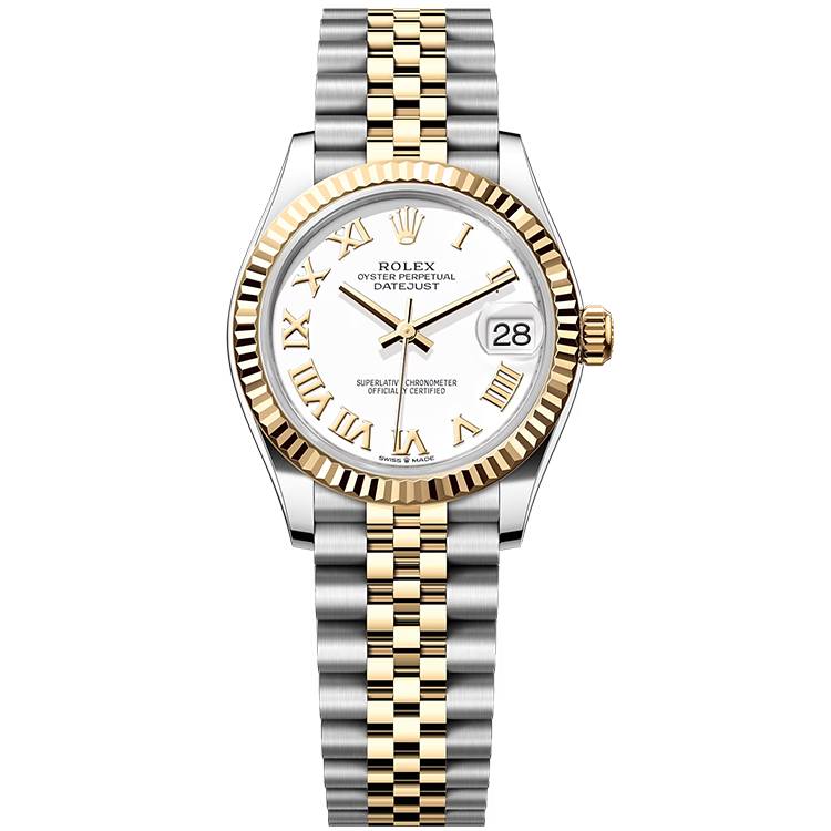 Rolex Datejust ref. 278273 white dial steel case two-tone bracelet 31mm