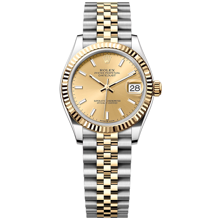 Rolex Datejust ref. 278273 champagne dial steel case two-tone bracelet 31mm