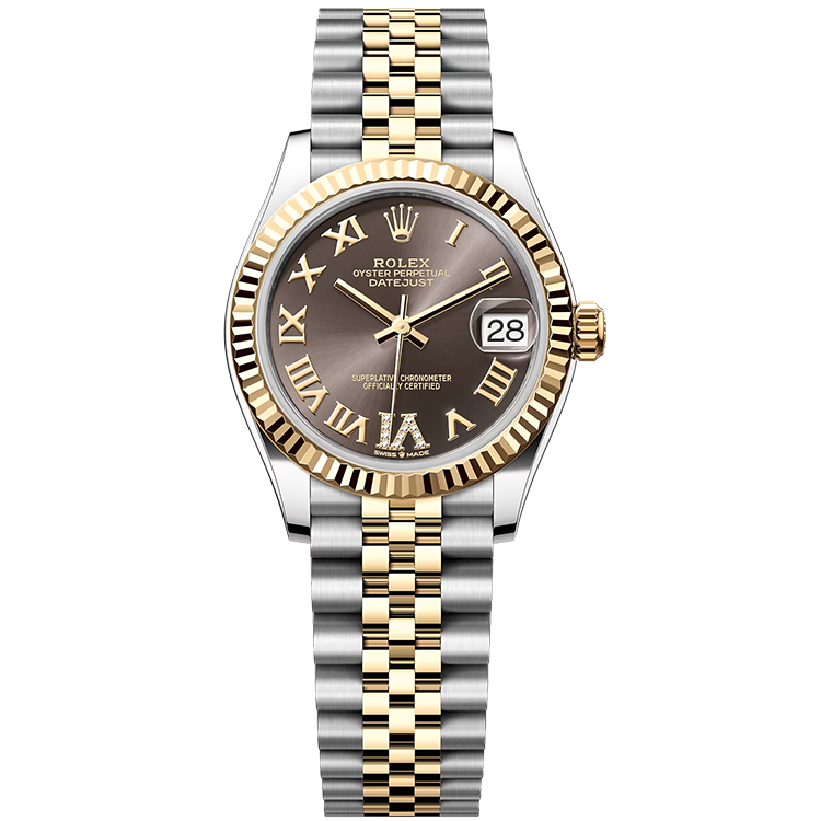 Rolex Datejust ref. 278273 grey dial steel case two-tone bracelet 31mm