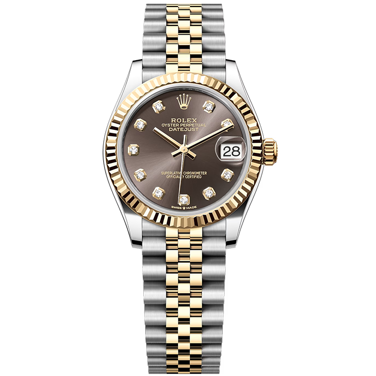 Rolex Datejust ref. 278273 grey dial steel case two-tone bracelet 31mm
