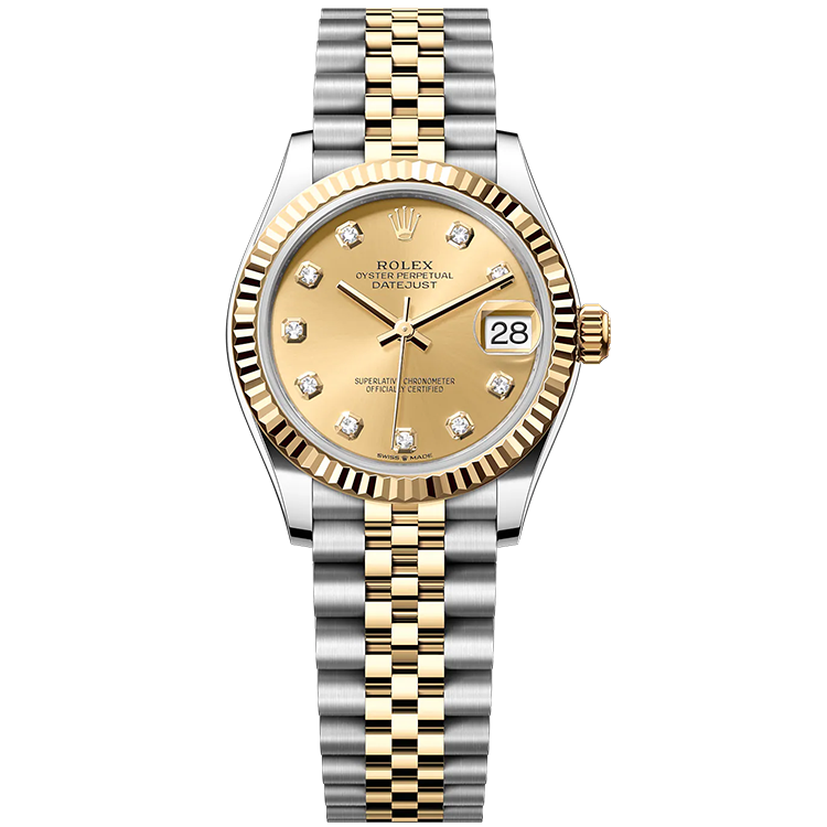 Rolex Datejust ref. 278273 champagne dial steel case two-tone bracelet 31mm