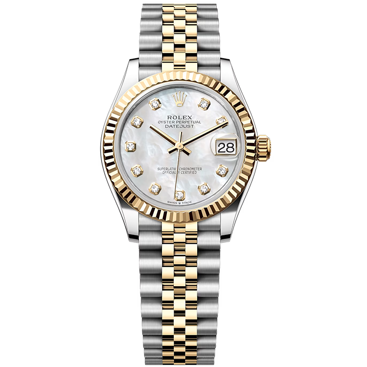 Rolex Datejust ref. 278273 mother of pearl dial steel case two-tone bracelet 31mm
