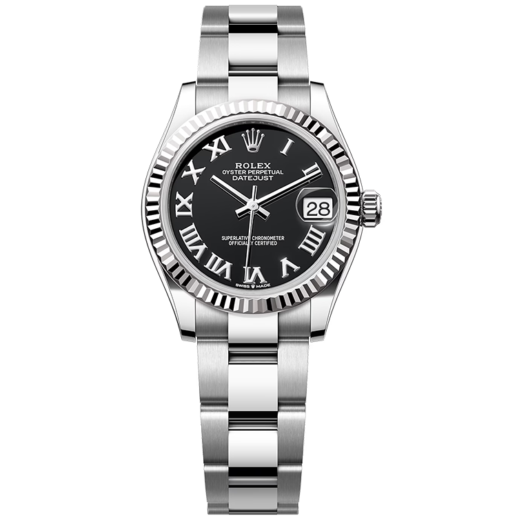 Rolex Datejust ref. 278274 black dial steel case steel bracelet 31mm