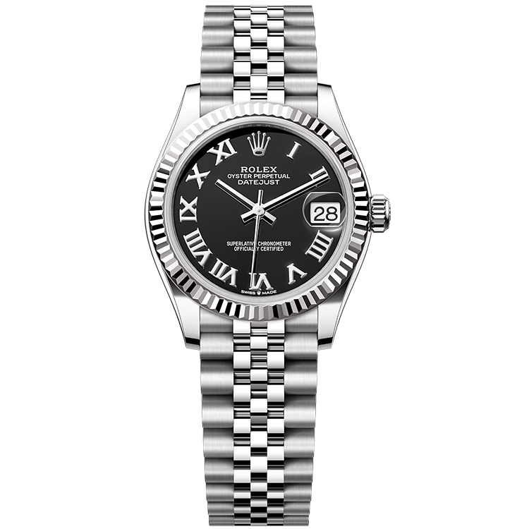 Rolex Datejust ref. 278274 black dial steel case steel bracelet 31mm
